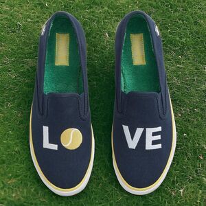 Sperry x Brooks Brothers Wimbledon Love Slip On Sneaker Mens Size 10.5 US Tennis